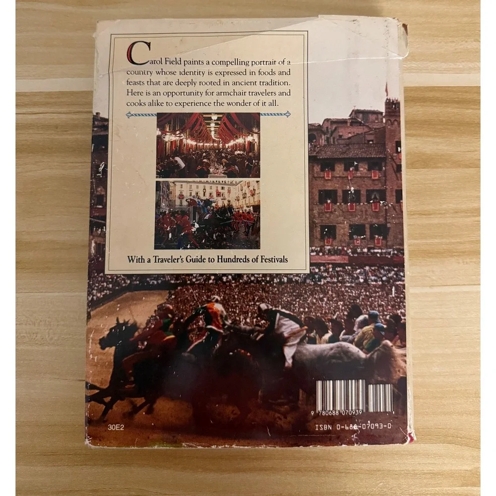 Celebrating Italy‎ Carol Field Cookbook Italian Recipes Food Traditions